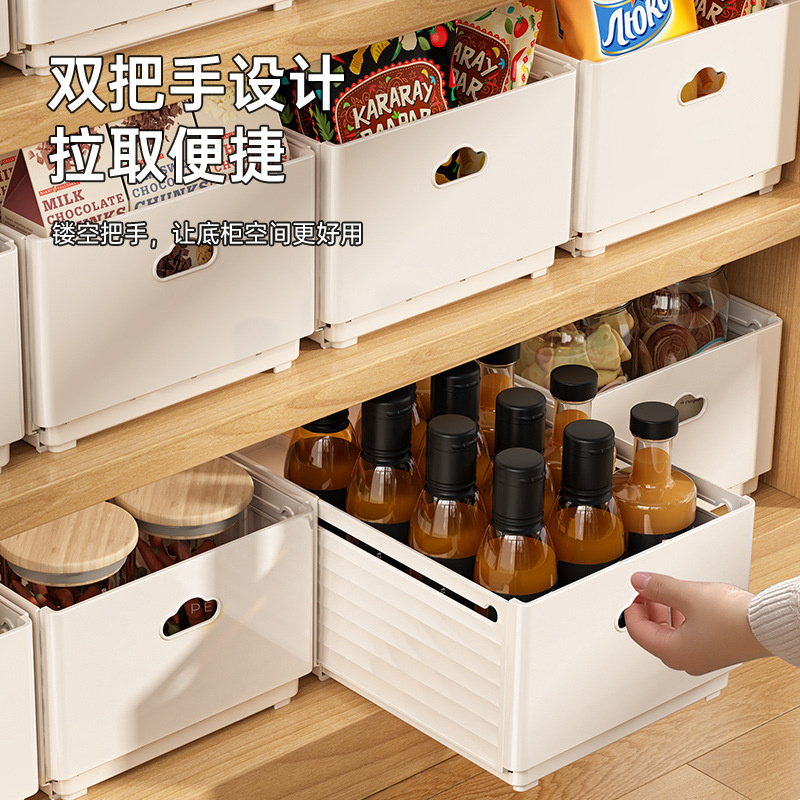 Kitchen Baking Tray Organizer - New Retractable Drawer Organizer Length Adjustable