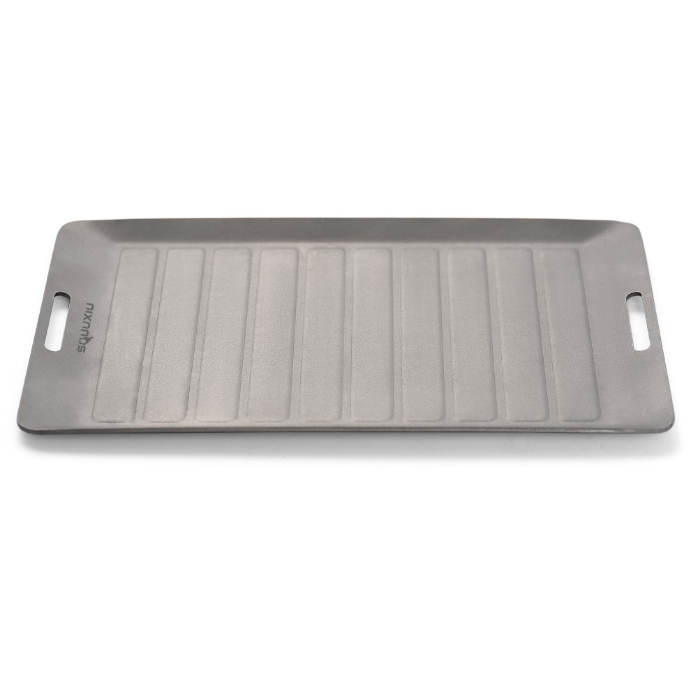 Kitchen Baking Sheets - Durable Titanium Camping Grill Pan Lightweight