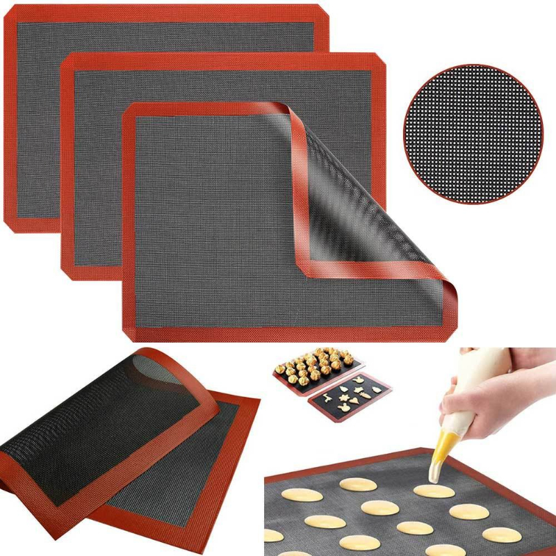 Kitchen Baking Sheets - Perforated Silicone Baking Mat Non-stick Oven