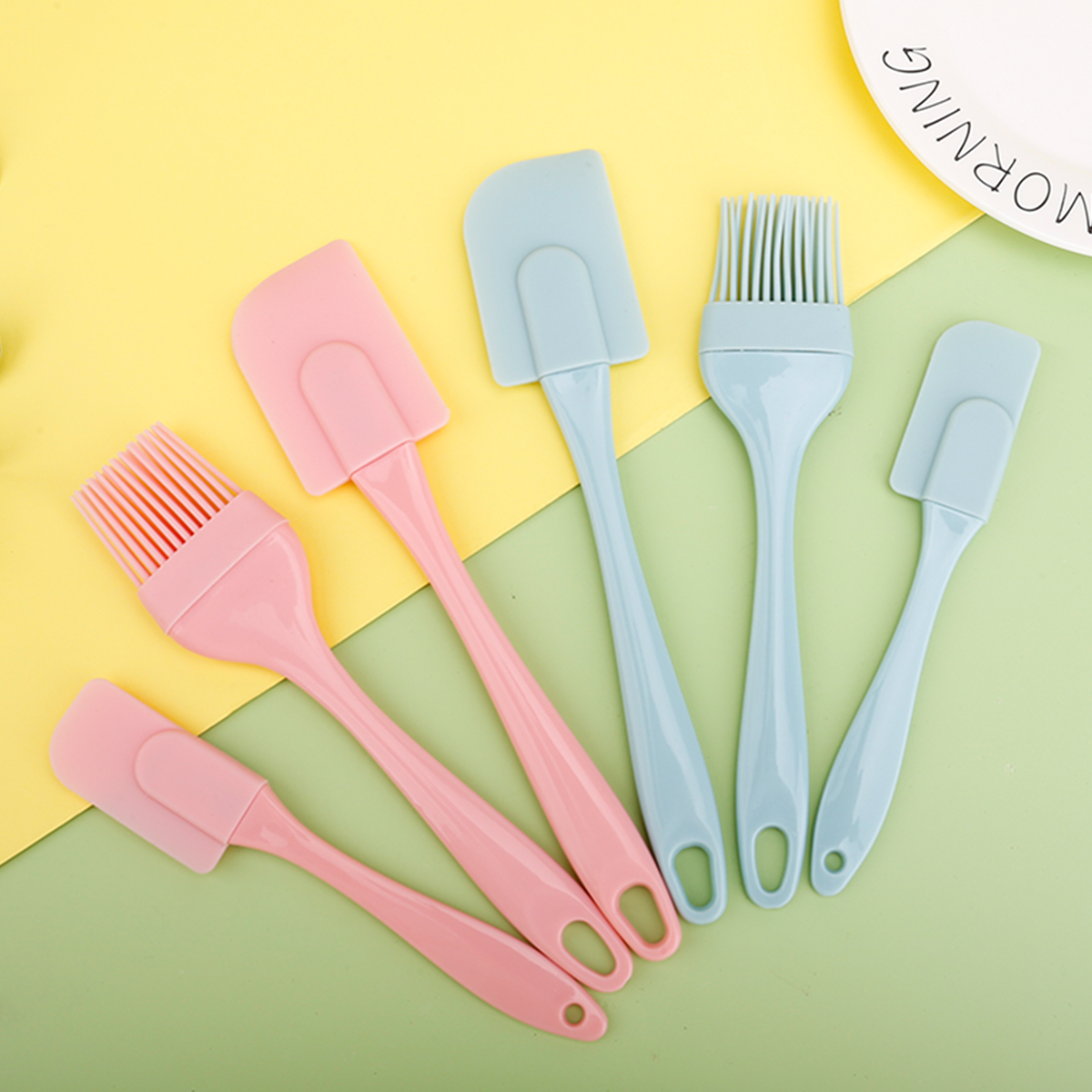 Pastry Brush Silicone - 3PCS-Silicone cream spatula; bread cake butter