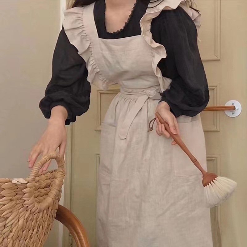 1PC French Pastoral Florist Ar - Kitchen For Baking ulasan dan harga