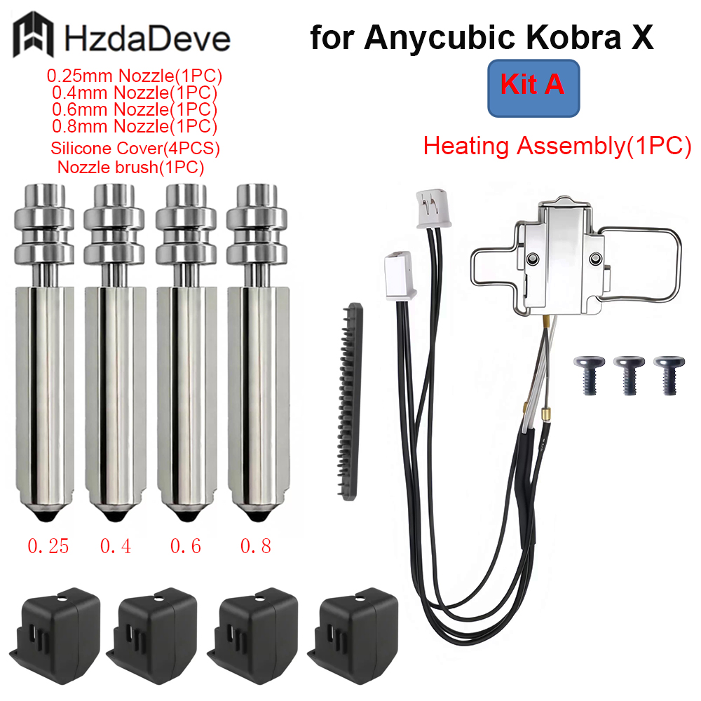 for Anycubic Kobra X Hotend He - Pastry Brush Silicone ulasan dan harga