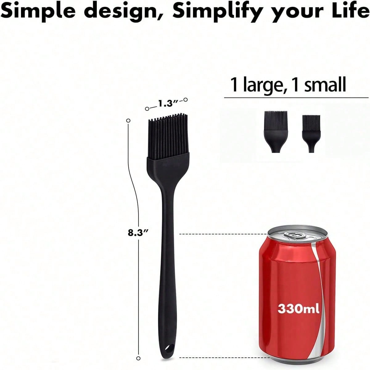 1pc Silicone Baking Brush Heat - Pastry Brush Silicone ulasan dan harga