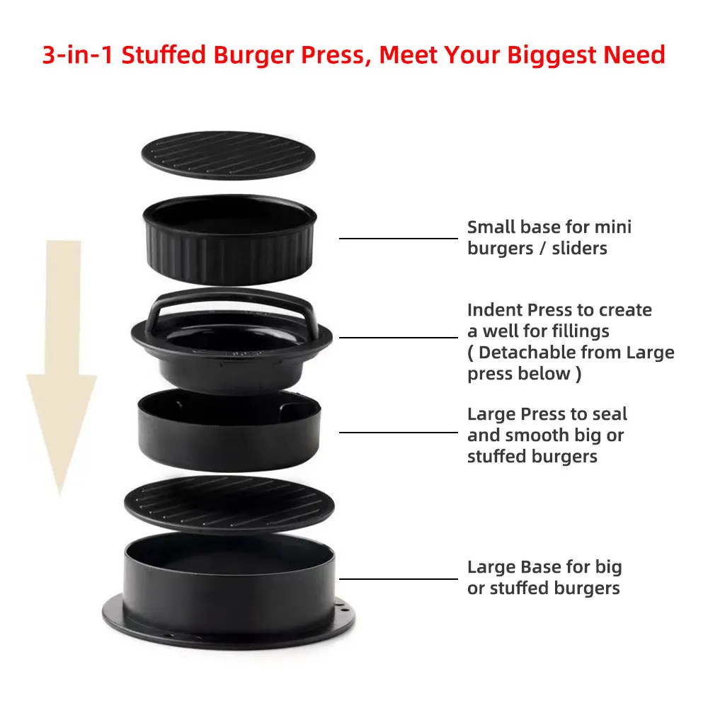 ABS Hamburger Press Meat Pie P - Kitchen Baking Sheets ulasan dan harga