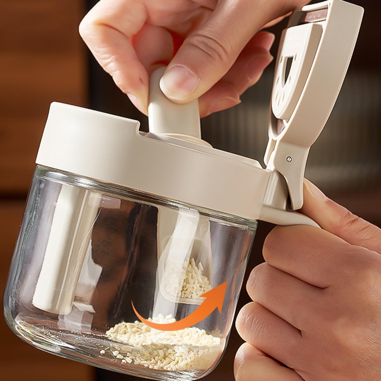 Seasoning Bottles with Spoon C - Kitchen Baking Tray Organizer ulasan dan harga