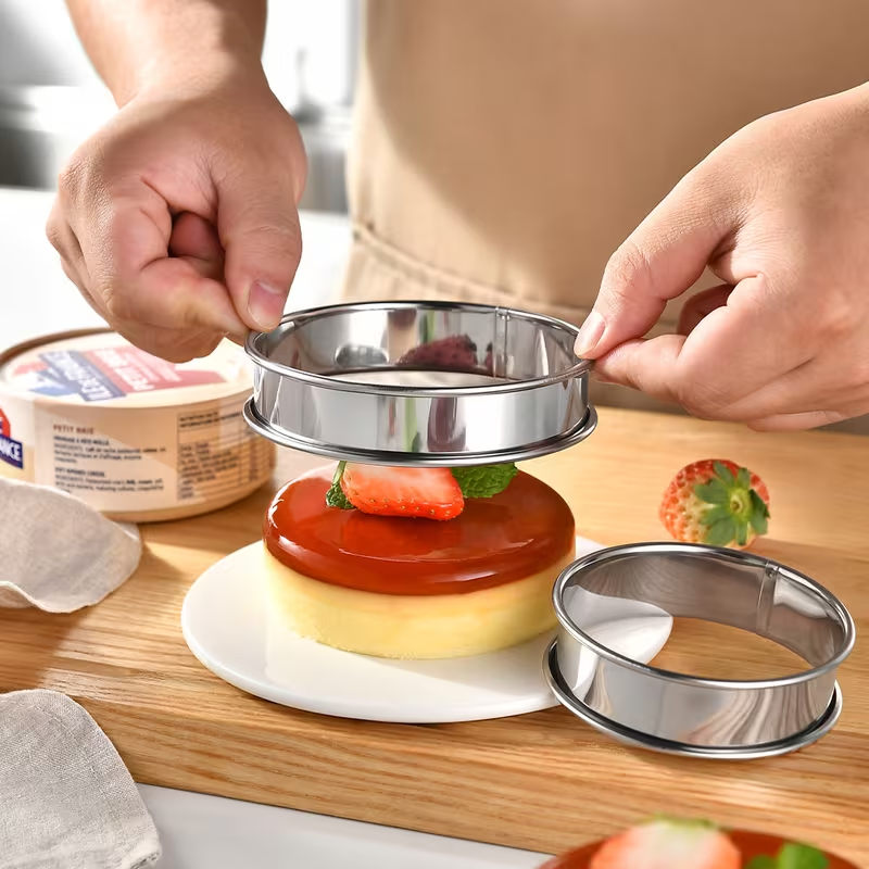 1Pcs Double Rolled Stainless S - Kitchen Roll Baking ulasan dan harga