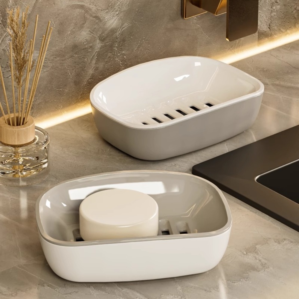 Portable Plastic Soap Dish Non - Kitchen Baking Tray Organizer ulasan dan harga