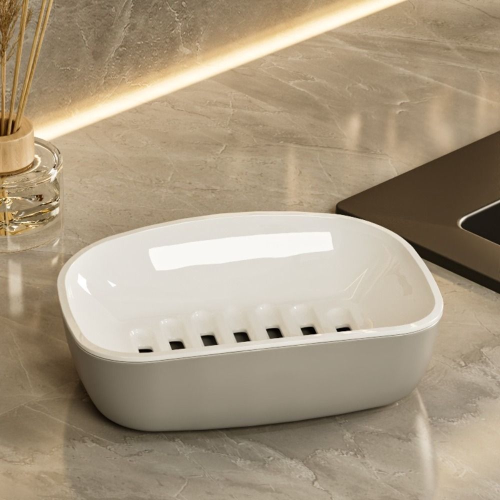 Portable Plastic Soap Dish Non - Kitchen Baking Tray Organizer ulasan dan harga