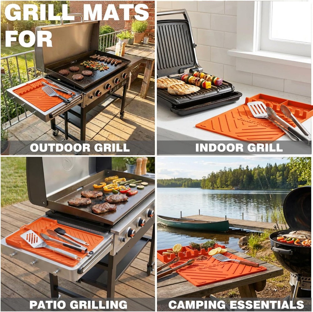 Silicone Grill Mats for Blacks - Kitchen Accessories For Baking ulasan dan harga