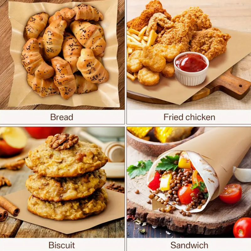 50 sheets of food greaseproof  - Kitchen Baking Sheets ulasan dan harga