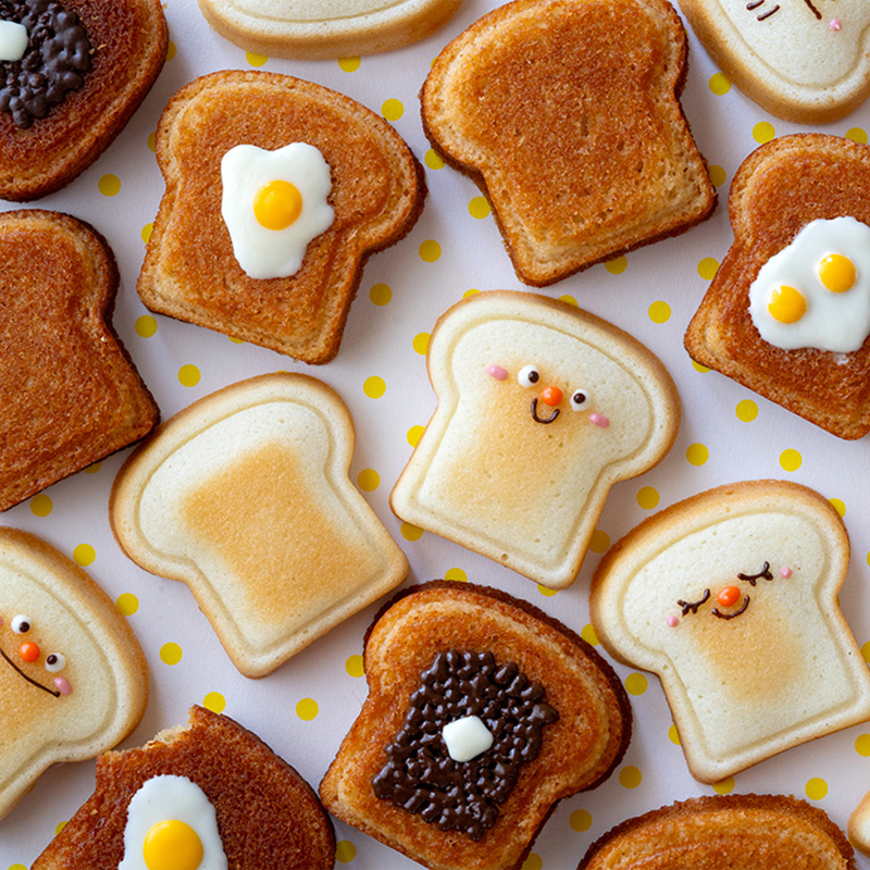 8 Cavity Toast Bread Pattern C - Kitchen Accessories For Baking ulasan dan harga