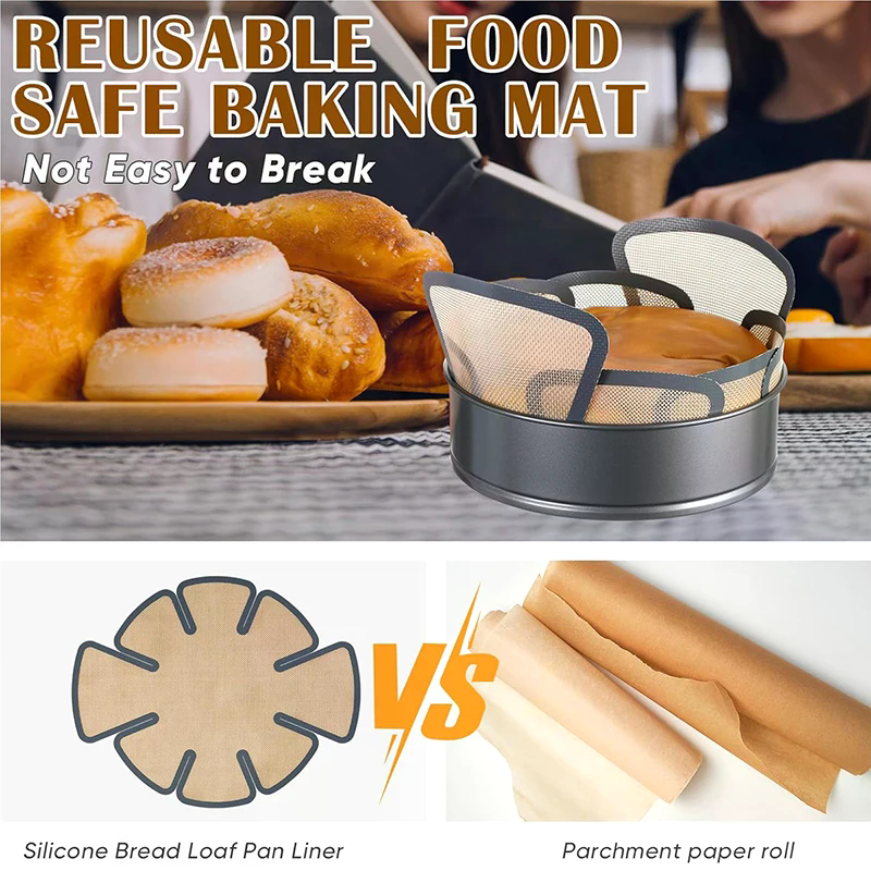 Silicone Baking Loaf Pan Mat N - Kitchen Accessories For Baking ulasan dan harga