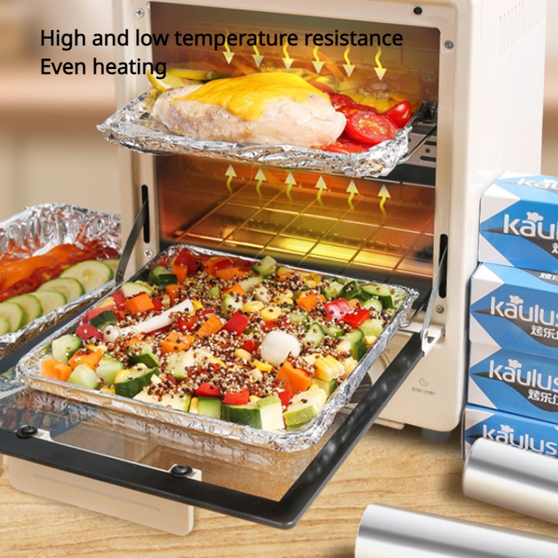 Zackoo 10/20/40M Aluminium Foi - Kitchen Baking Sheets ulasan dan harga