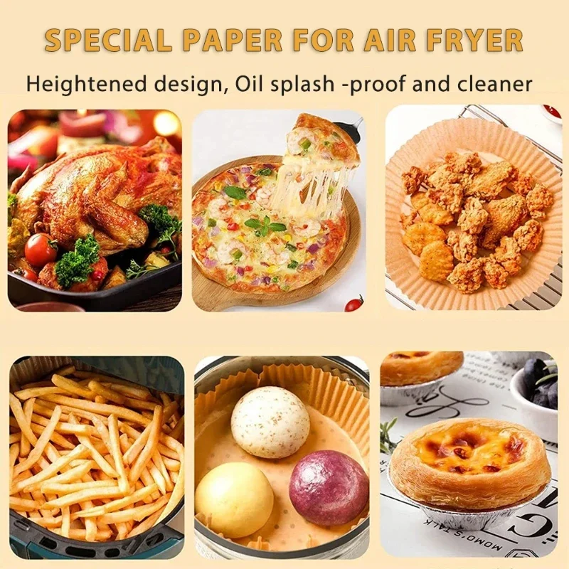 50/300PCS Air Fryer Disposable - Kitchen Baking Sheets ulasan dan harga