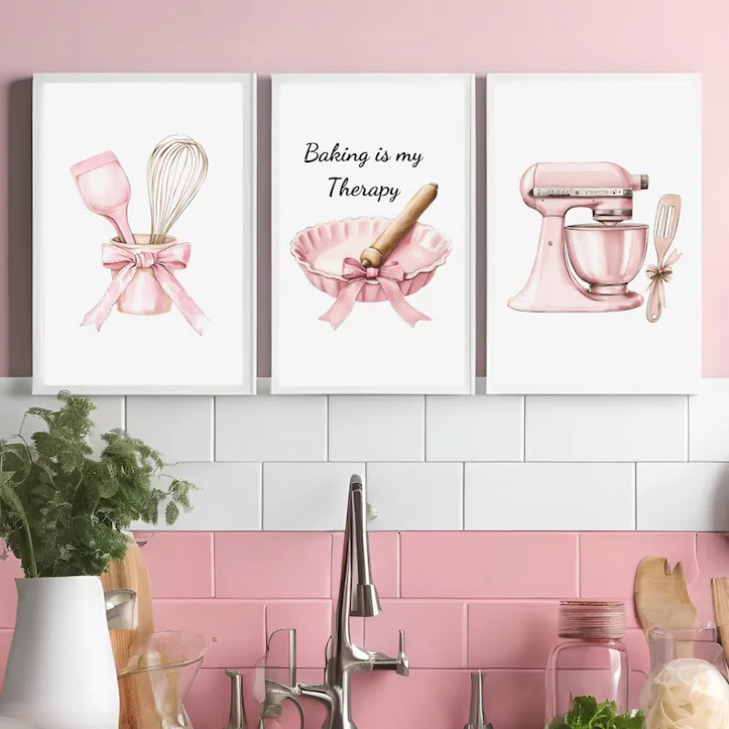 Retro Pink Kitchen Cute Mixer  - Kitchen And Baking Life ulasan dan harga