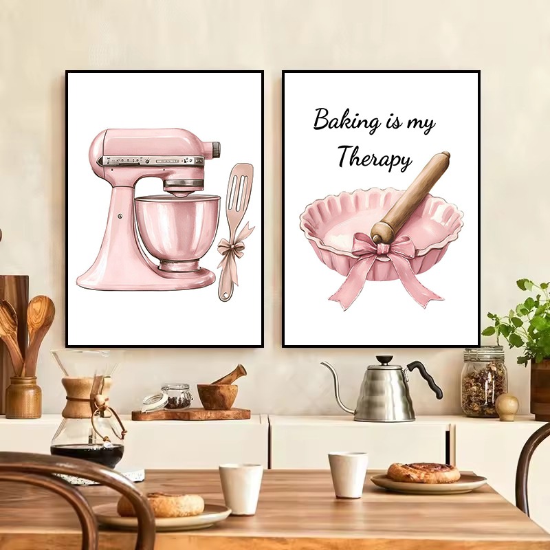 Retro Pink Kitchen Cute Mixer  - Kitchen And Baking Life ulasan dan harga