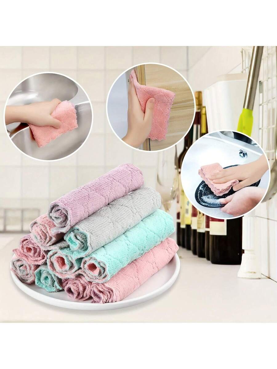 10pcs Kitchen Towels Set Dishc - Kitchen For Baking ulasan dan harga