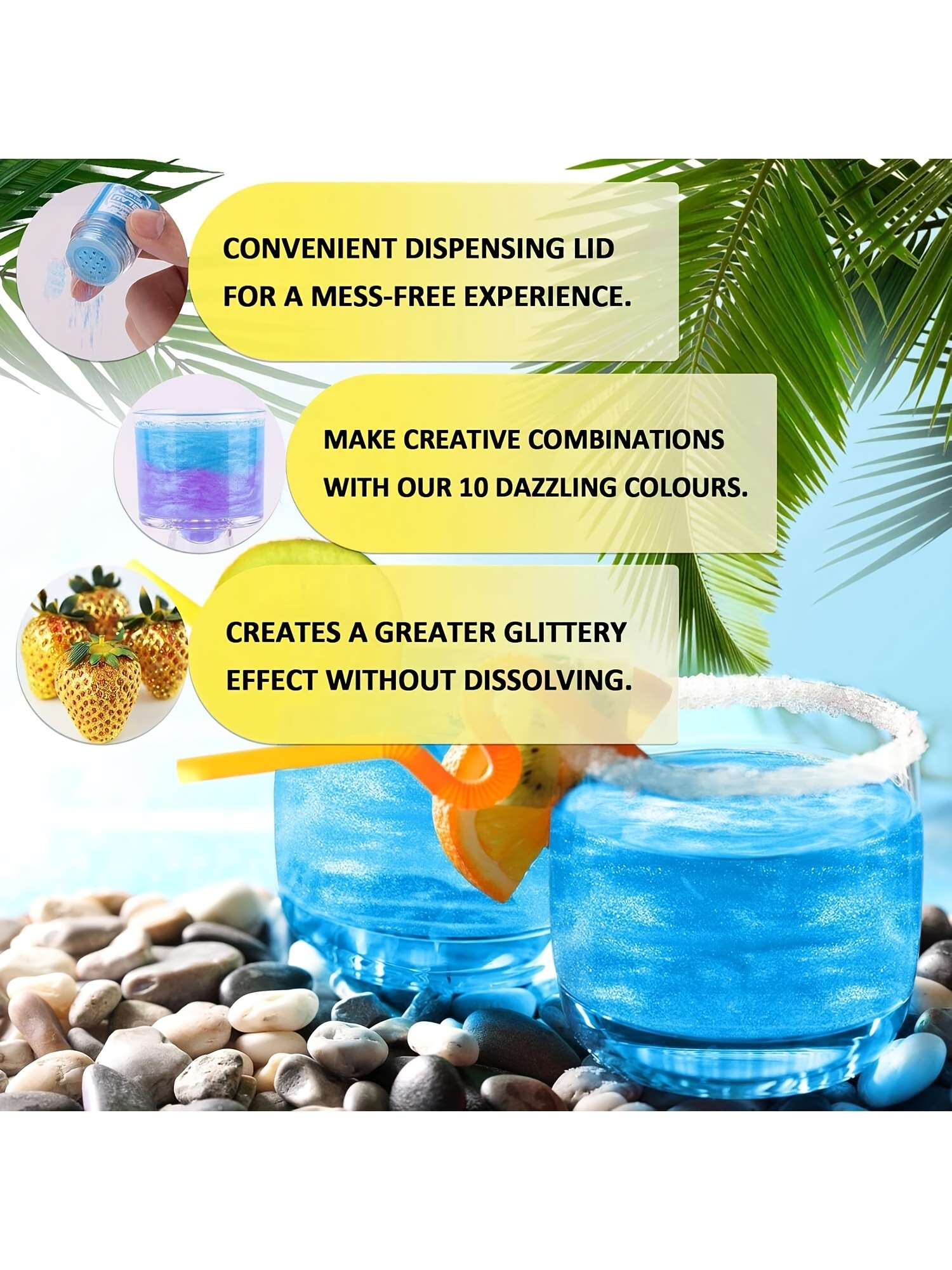 Glitter- Luster Dust Metallic  - Kitchen Tools For Baking ulasan dan harga