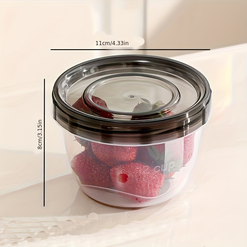 2 Transparent Sealed Food Stor - Kitchen Baking Tray Organizer ulasan dan harga