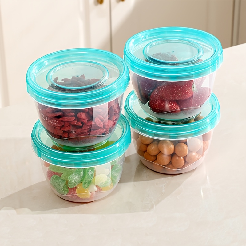 2 Transparent Sealed Food Stor - Kitchen Baking Tray Organizer ulasan dan harga