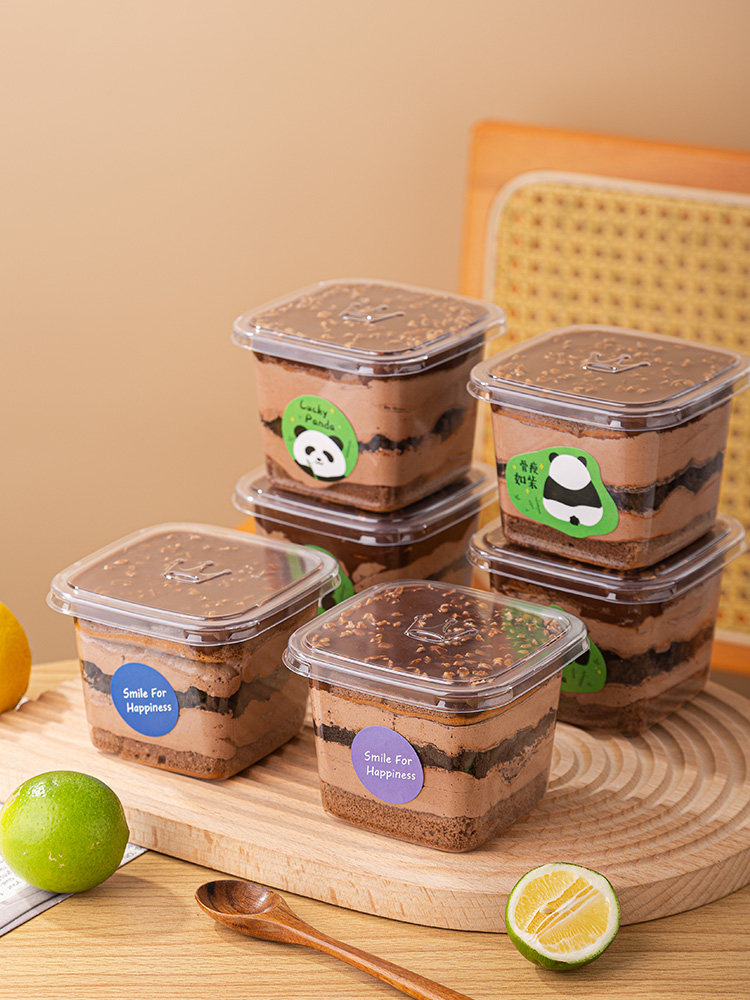 Disposable Square Mousse Cup C - Kitchen And Baking Life ulasan dan harga
