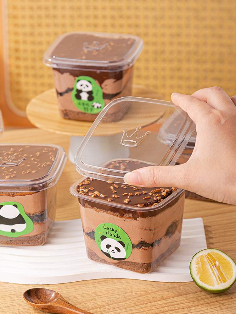 Disposable Square Mousse Cup C - Kitchen And Baking Life ulasan dan harga