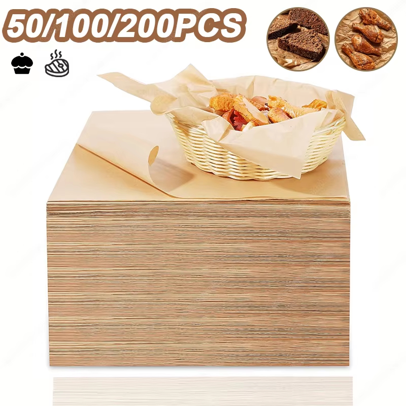 50/100/200PCS Baking Paper Par - Kitchen Baking Sheets ulasan dan harga