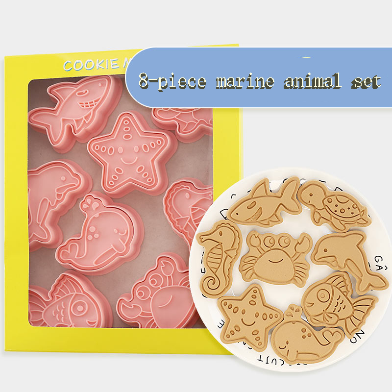 8Pcs/set Cookie Cutters Plasti - Kitchen And Baking Life ulasan dan harga