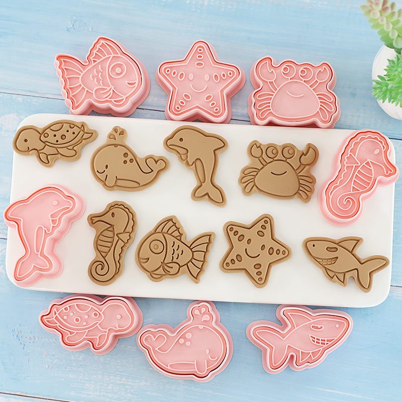 8Pcs/set Cookie Cutters Plasti - Kitchen And Baking Life ulasan dan harga