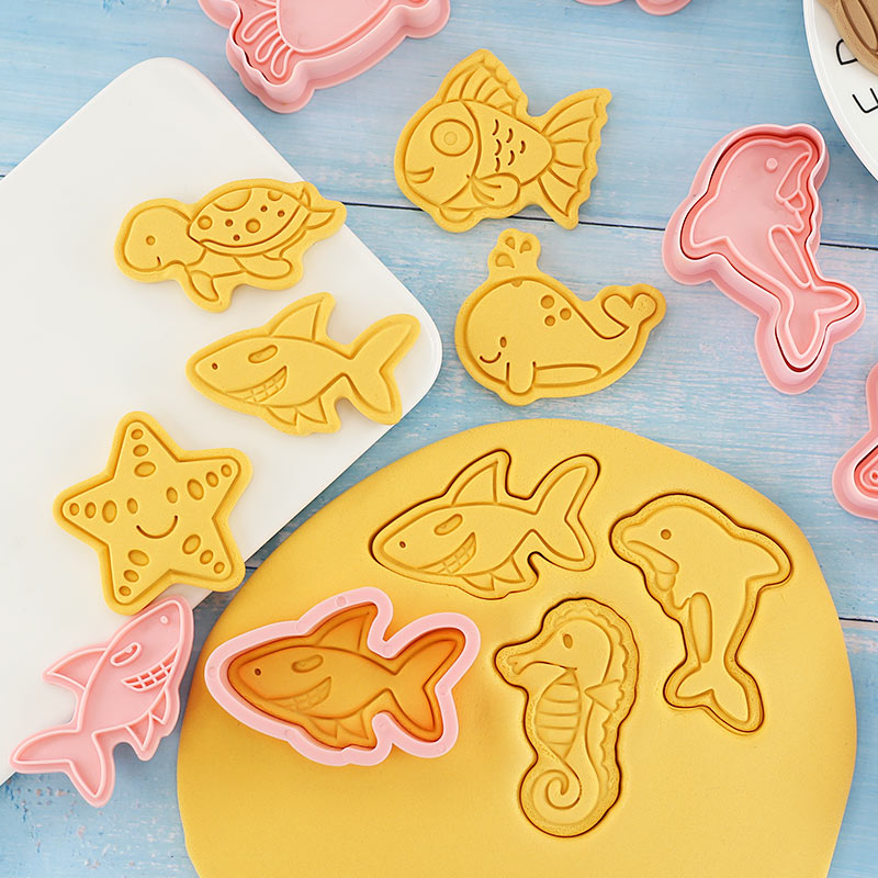 8Pcs/set Cookie Cutters Plasti - Kitchen And Baking Life ulasan dan harga