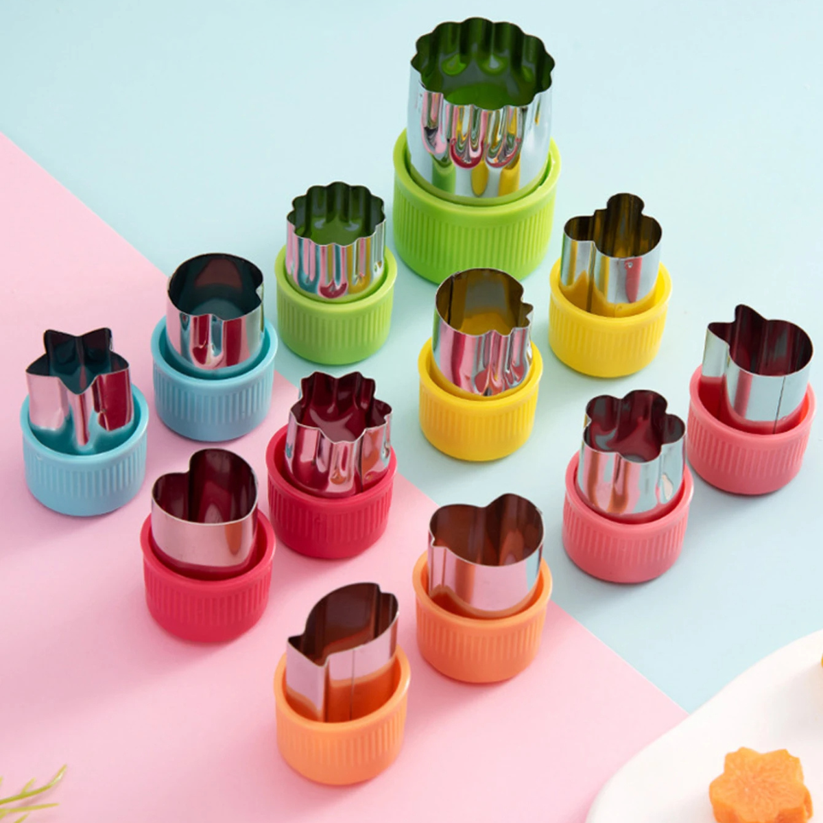 Colorful Cookie Cutter Set, 12 - Kitchen Accessories For Baking ulasan dan harga