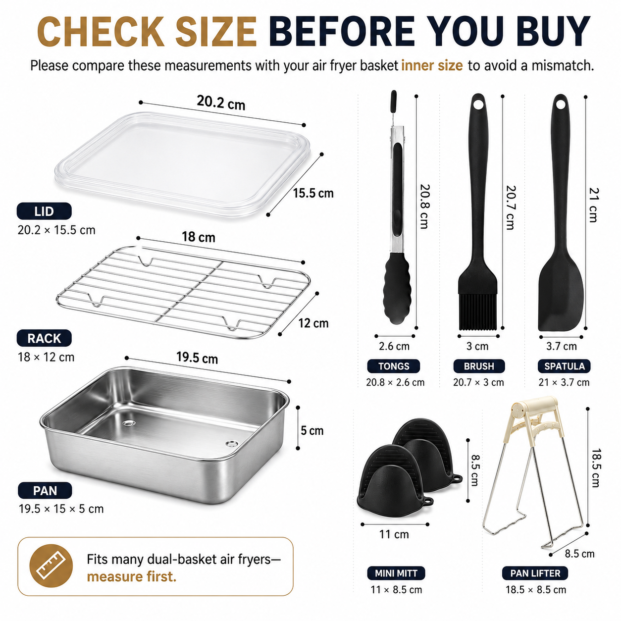 6/9/12 Pack Dual Zone Air Frye - Kitchen Baking Zone ulasan dan harga