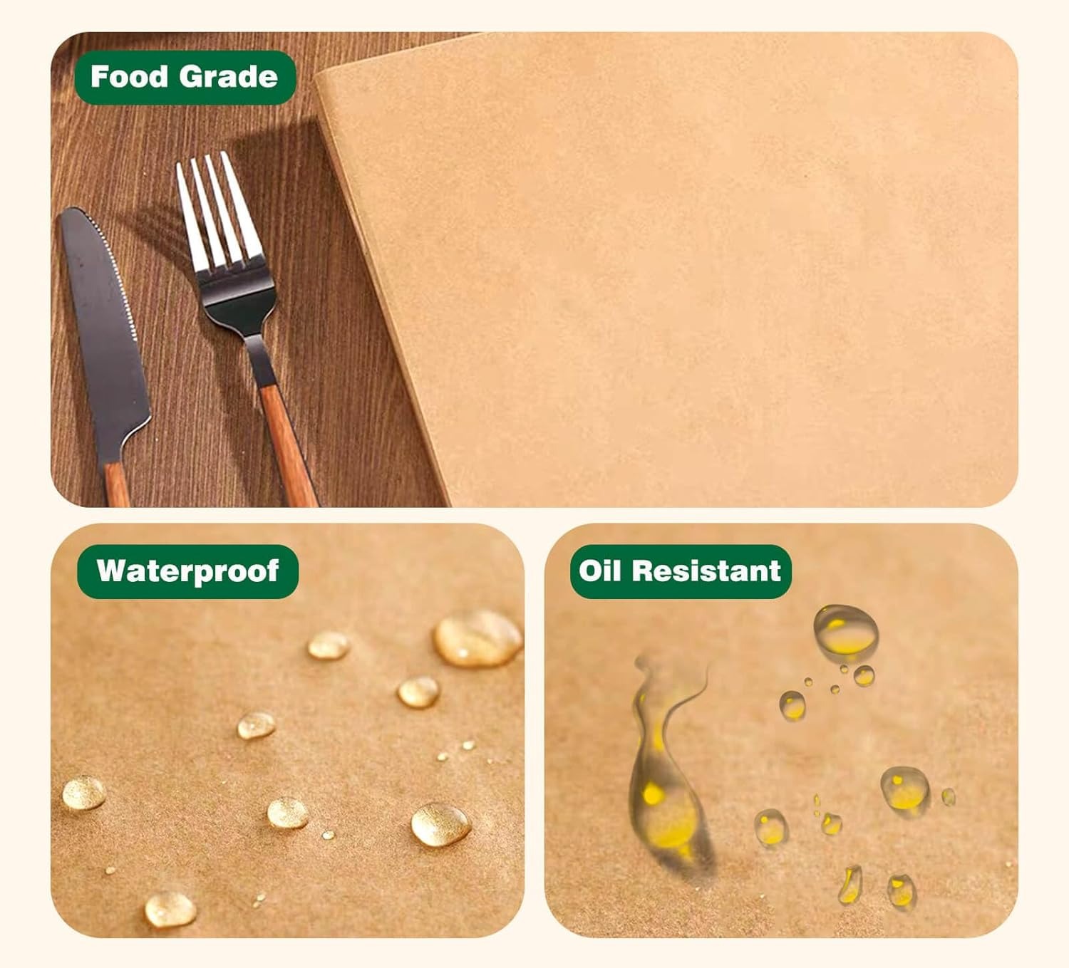 Bulk Disposable Unbleached Bak - Kitchen Baking Sheets ulasan dan harga