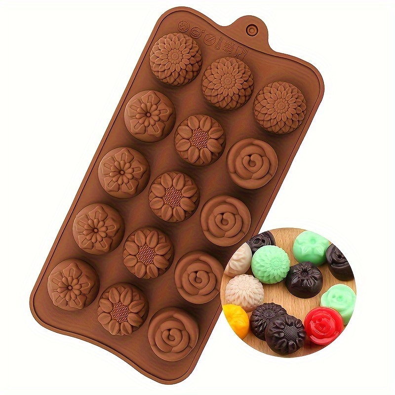 4 Flower-Shaped Chocolate Cand - Kitchen Accessories For Baking ulasan dan harga