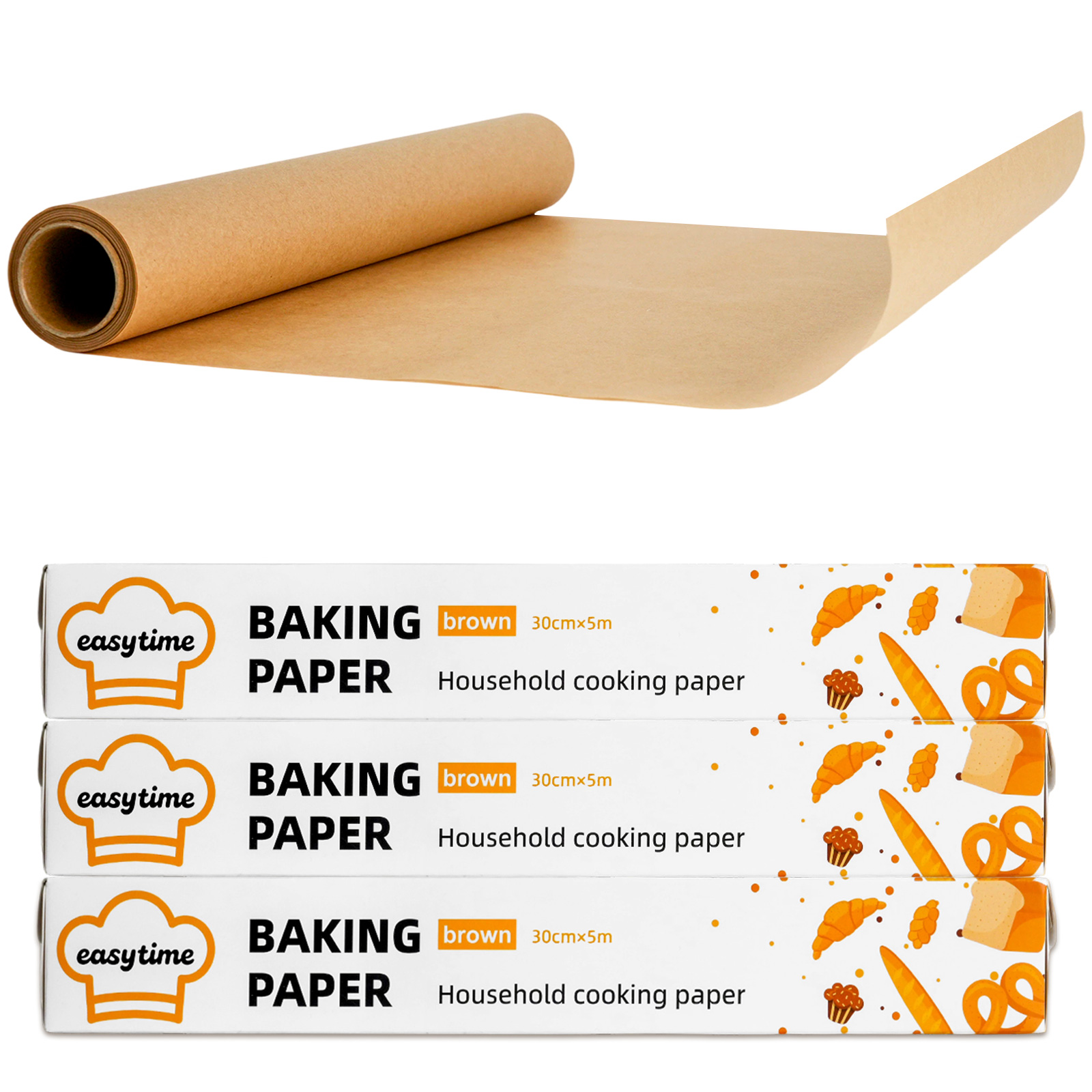 Non-stick Parchment Paper Roll - Kitchen Roll Baking ulasan dan harga