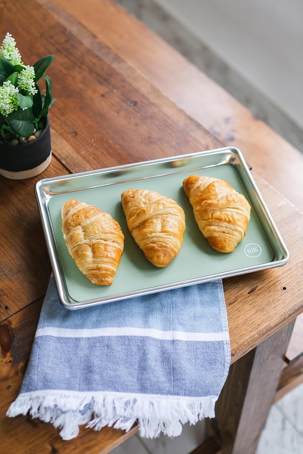 Silicone Baking Mats Set, 2 Ha - Kitchen Baking Sheets ulasan dan harga