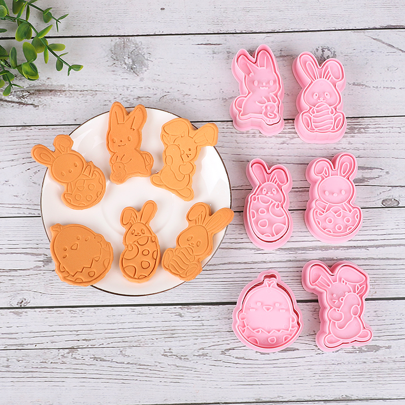 6pcs/Set Easter Bunny Cookie C - Kitchen Accessories For Baking ulasan dan harga