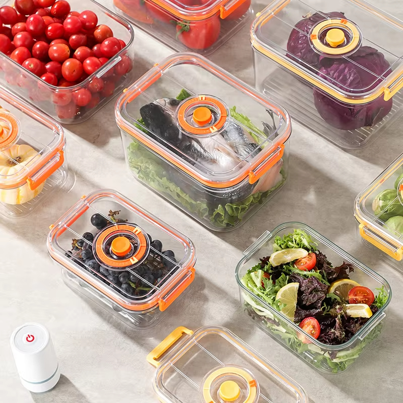 Vacuum Fresh-keeping Box Refri - Kitchen Baking Tray Organizer ulasan dan harga