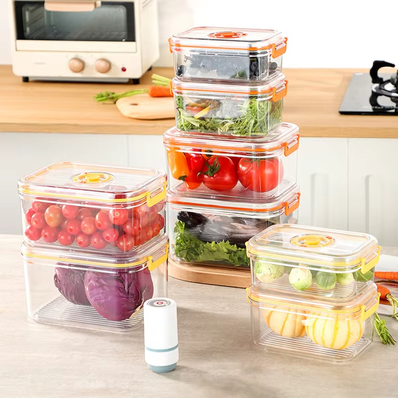 Vacuum Fresh-keeping Box Refri - Kitchen Baking Tray Organizer ulasan dan harga