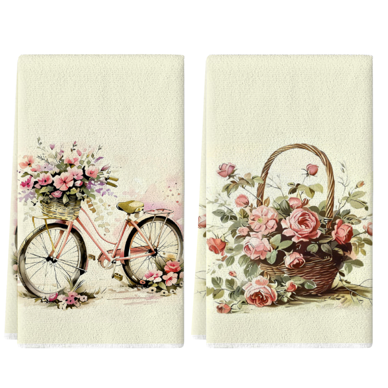 2Pcs, Flower Cart + Rose Baske - Kitchen Baking Cart ulasan dan harga