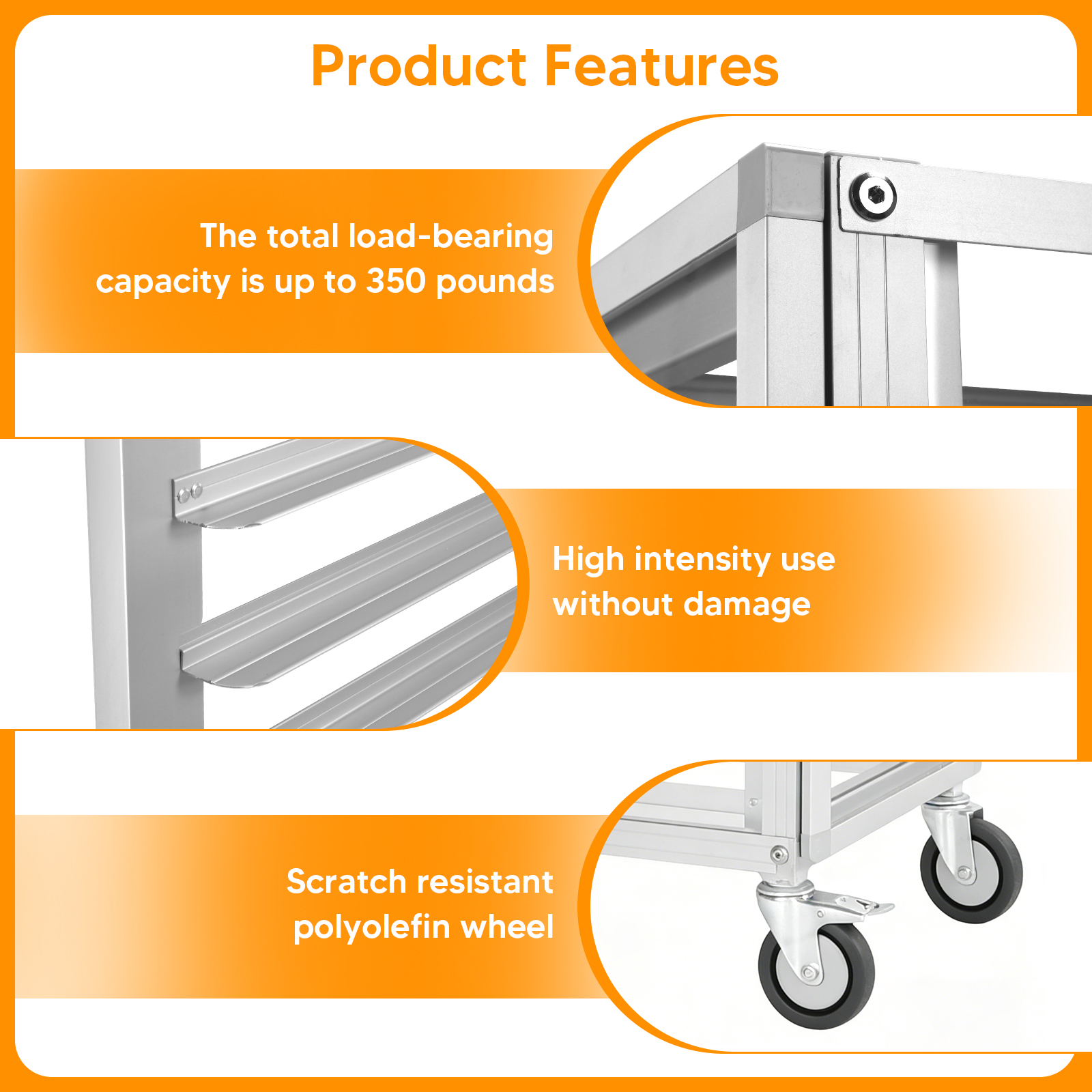 18 Tiers Bun Rack with Wheels  - Kitchen Baking Cart ulasan dan harga