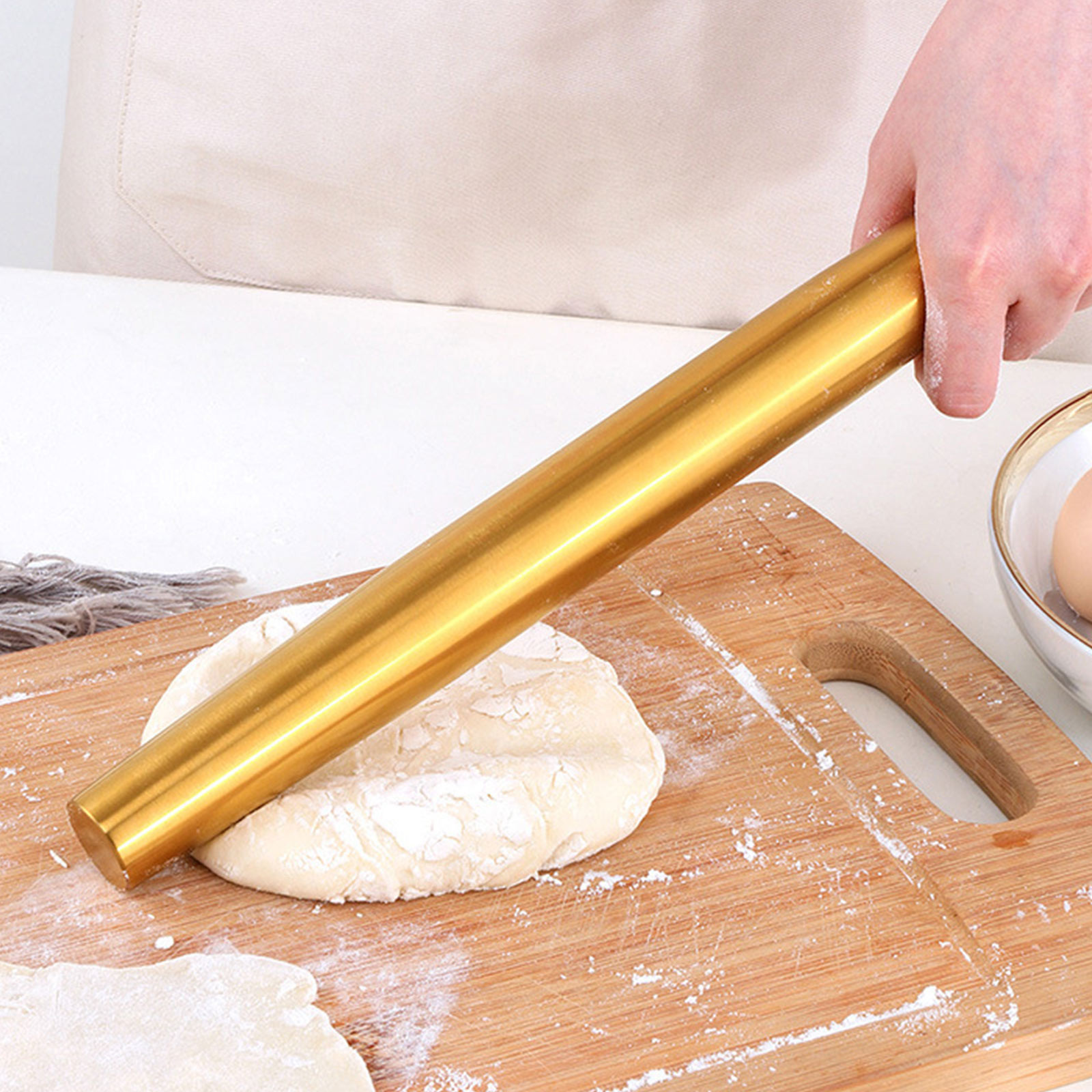 Gold Rolling Pin Baking Tool C - Kitchen Roll Baking ulasan dan harga