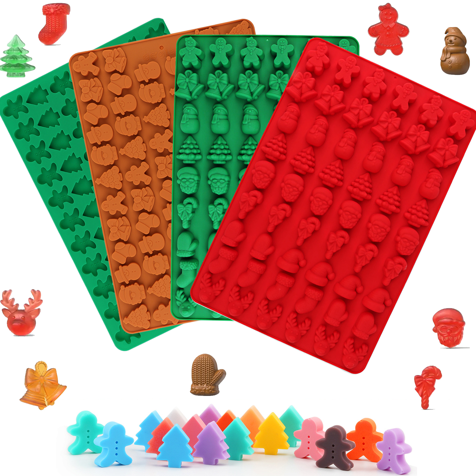 Four Types of Christmas-Themed - Kitchen Accessories For Baking ulasan dan harga