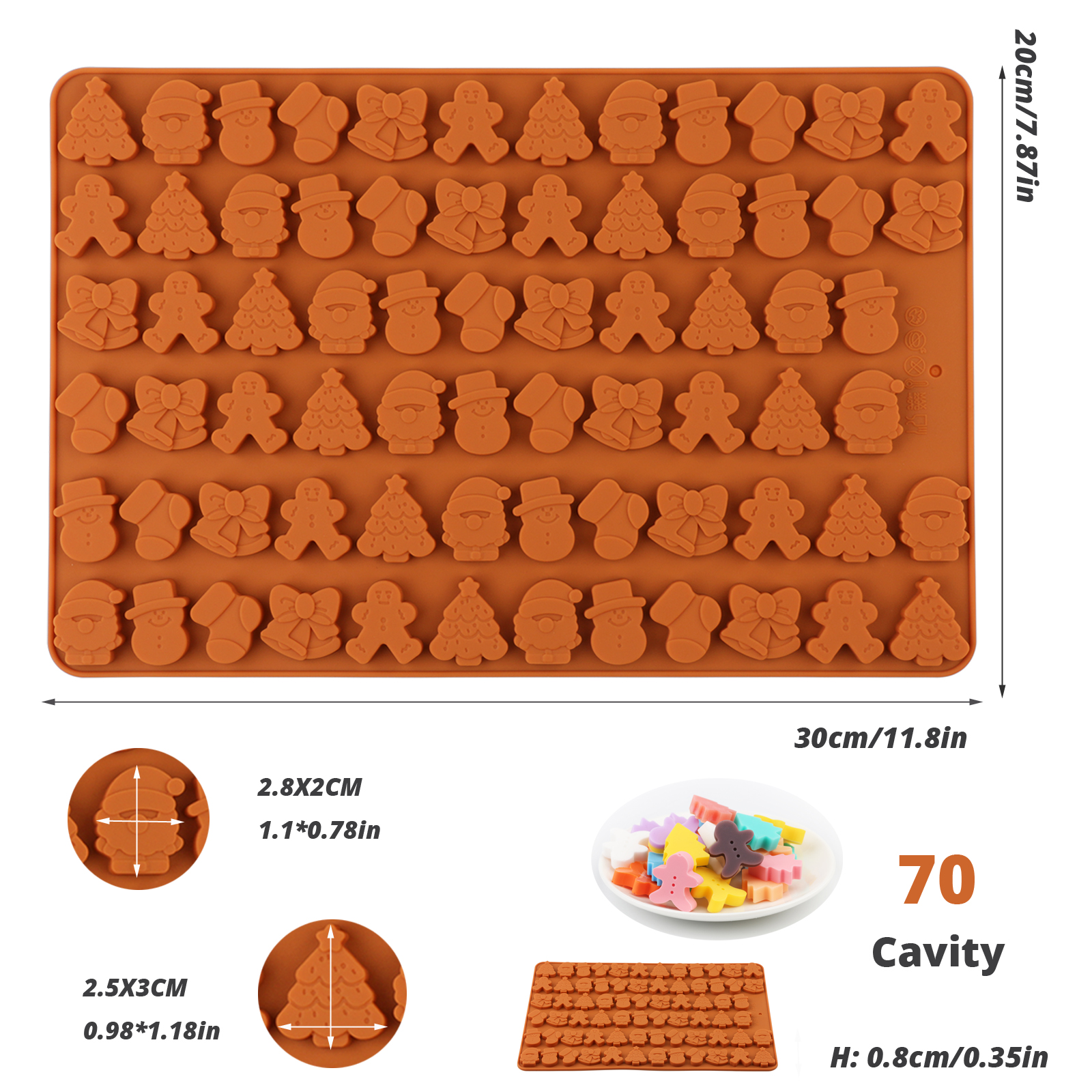 Four Types of Christmas-Themed - Kitchen Accessories For Baking ulasan dan harga
