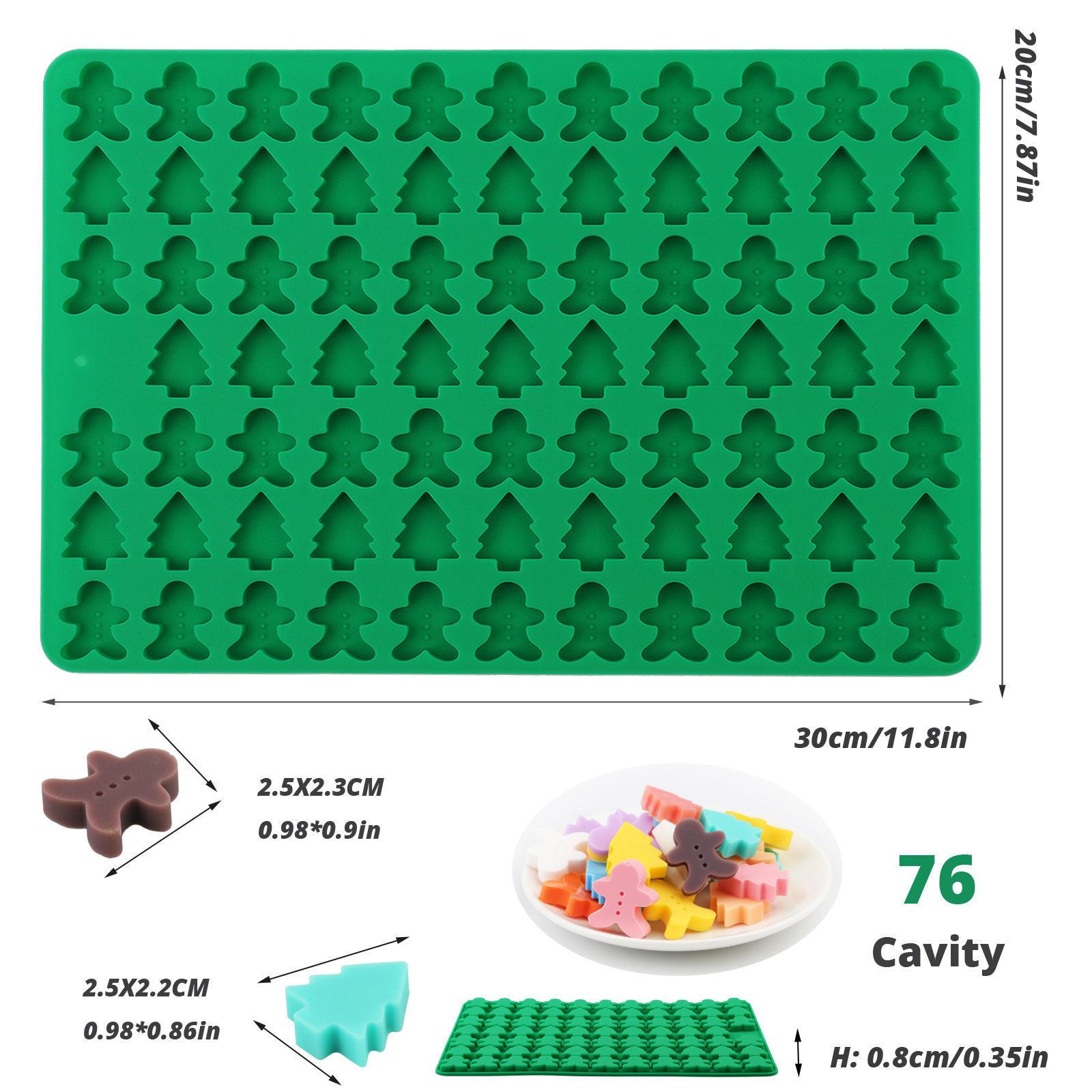 Four Types of Christmas-Themed - Kitchen Accessories For Baking ulasan dan harga