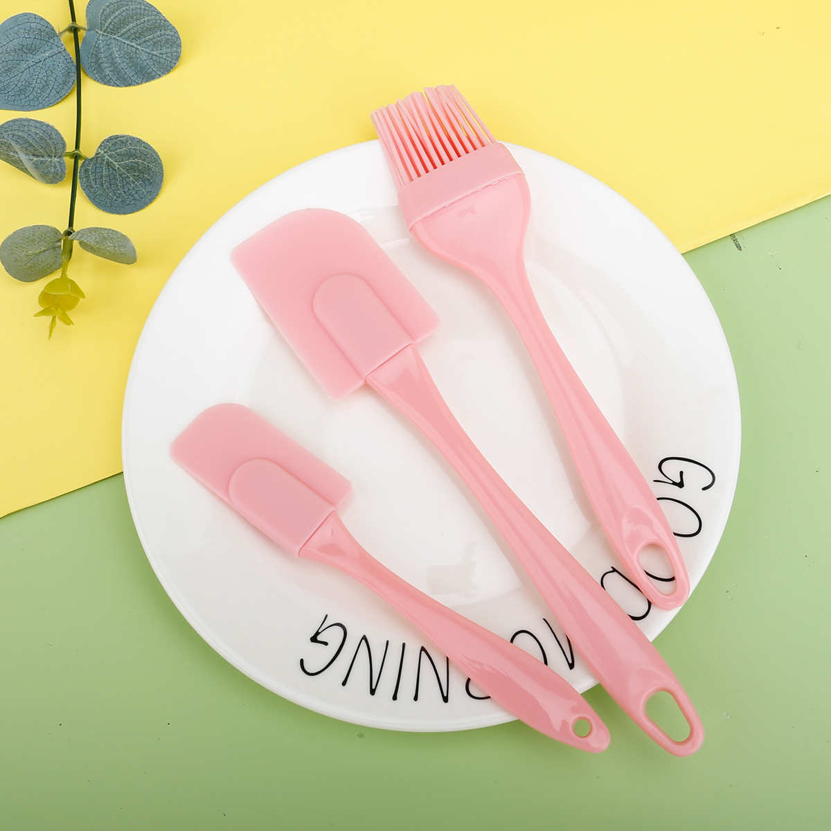 3PCS-Silicone cream spatula; b - Pastry Brush Silicone ulasan dan harga