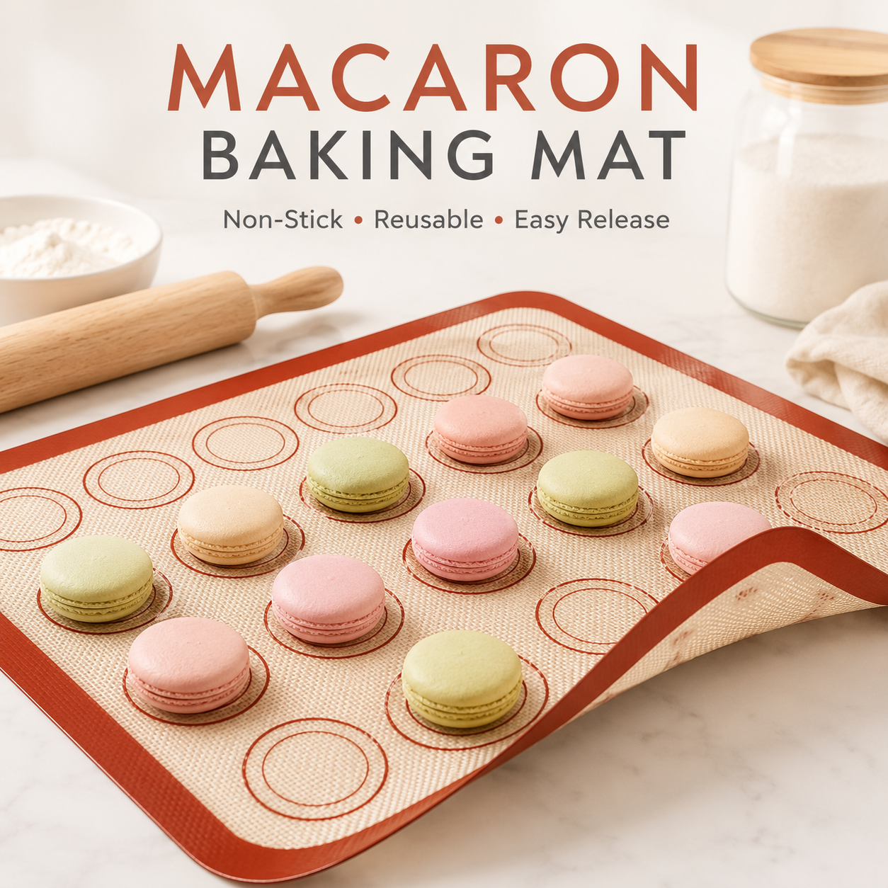 42x30cm Silicone Baking Mat No - Kitchen Roll Baking ulasan dan harga