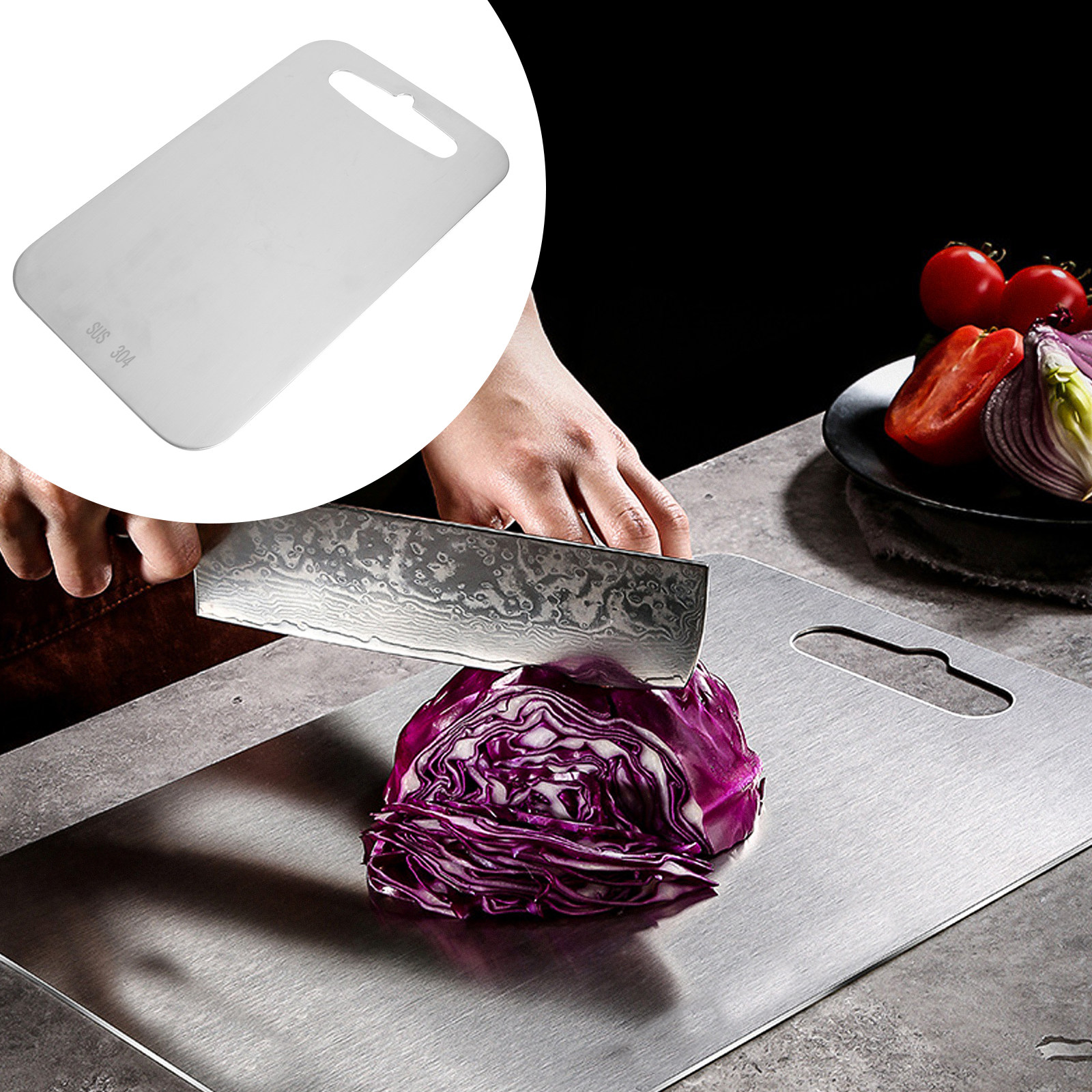 Stainless Steel Cutting Board  - Kitchen For Baking ulasan dan harga