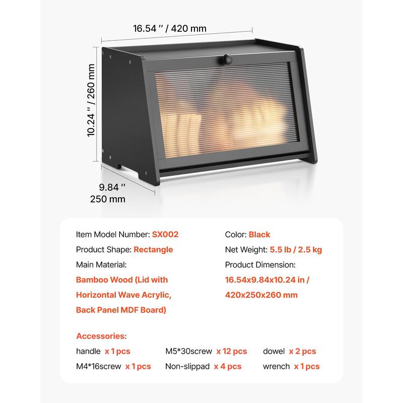 Kitchen Loaf Storage Bin 15x10 - Kitchen Bakery ulasan dan harga