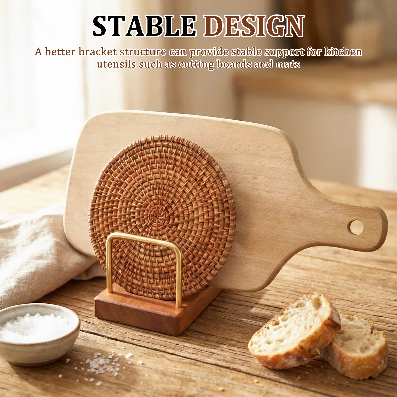 Pot Lid Rack Cutting Board Org - Kitchen Baking Pan Storage ulasan dan harga